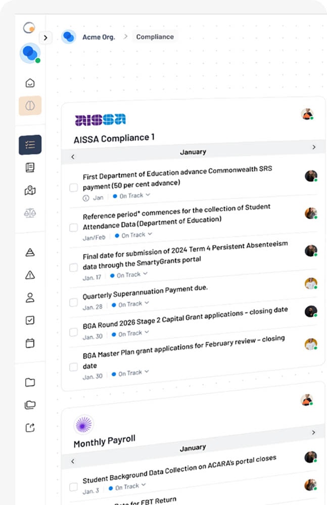 A render of three white cylindrical columns, against a warm creme background